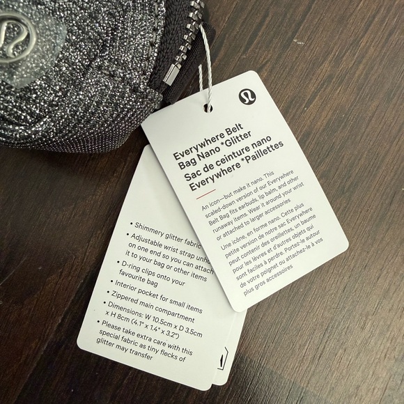 🆕 Lululemon Everywhere Belt Bag Nano - Glitter - Picture 12 of 15